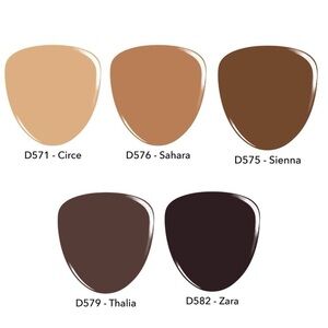 Revel Nail Dip Powder Bare With Me Nude Tonal Set Acrylic Nails Set NWT